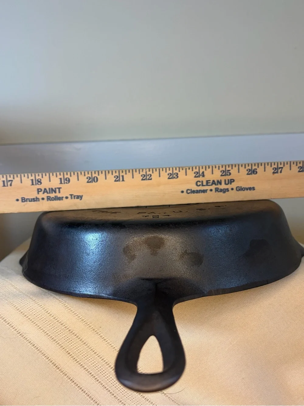Griswold Erie PA Large Block Logo #8 Cast Iron Skillet 704 D Fully Restored